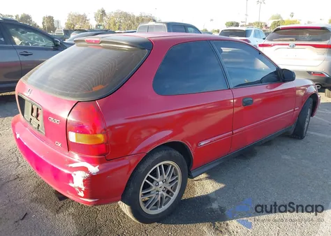 1996 Honda Civic Cx z USA, uszkodzony, nr VIN 2HGEJ6429TH127302